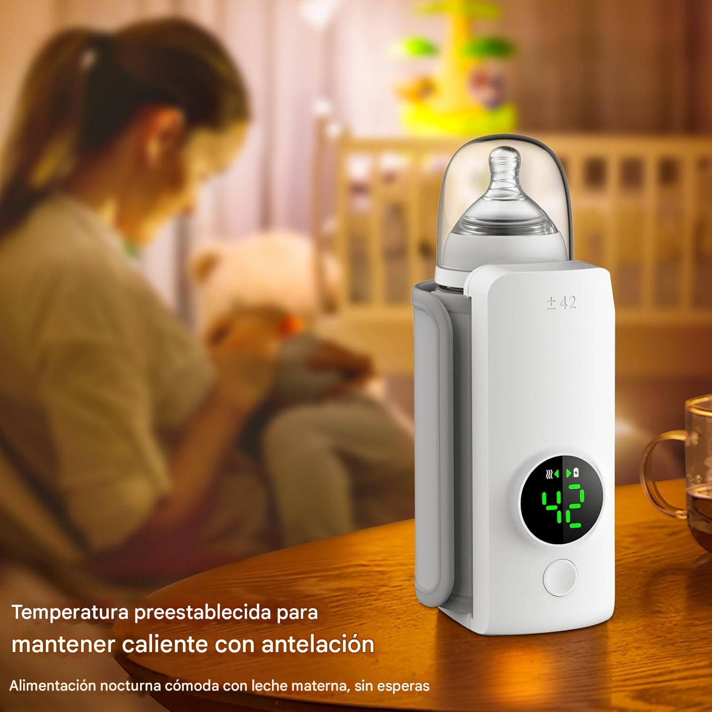 KinmeitWader™ Portable, Cordless Travel Bottle Warmer 