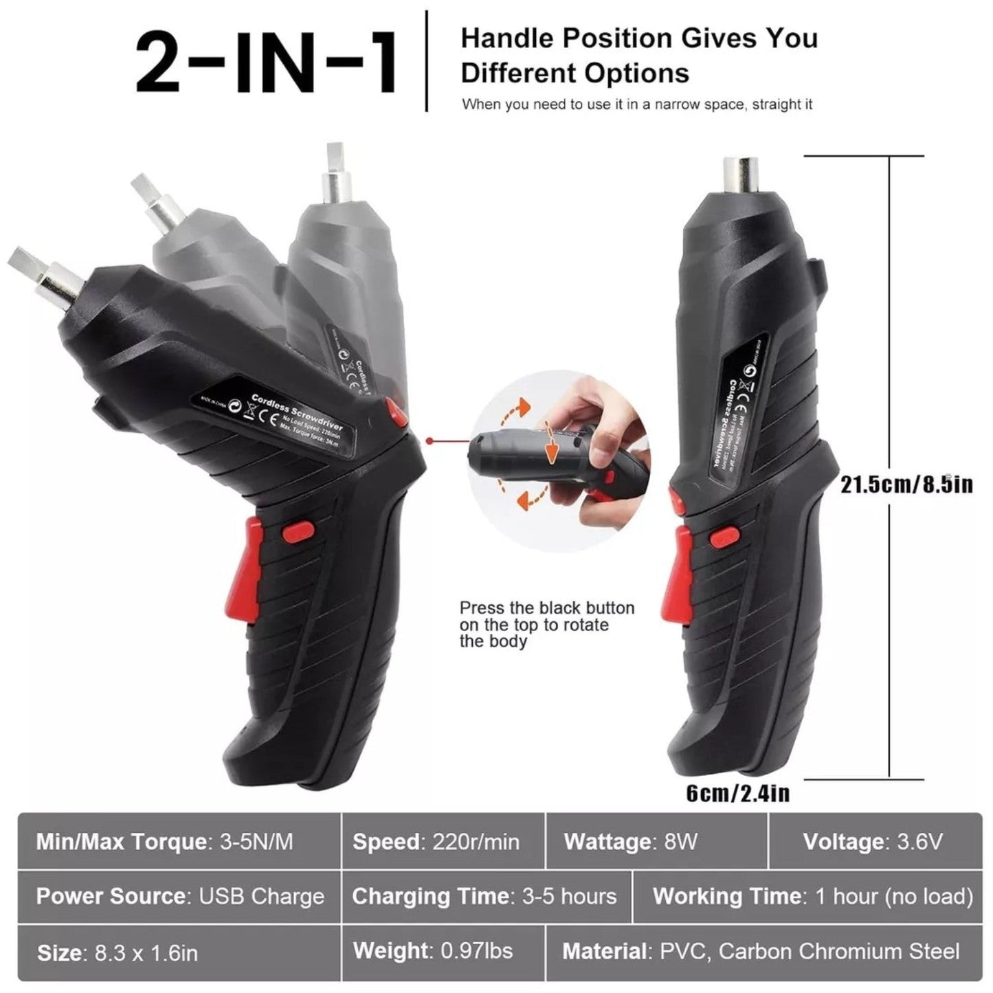 BricoVolt Pro™: The Smart Screwdriver for High-Level DIY 