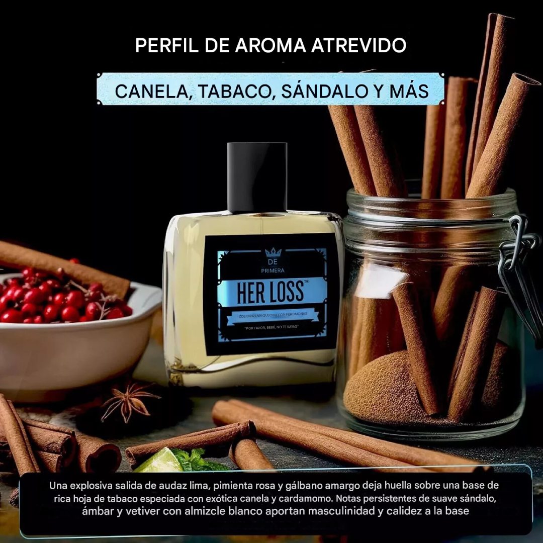 HER LOSS - PERFUME WITH PHEROMONES THAT ATTRACT THEM 