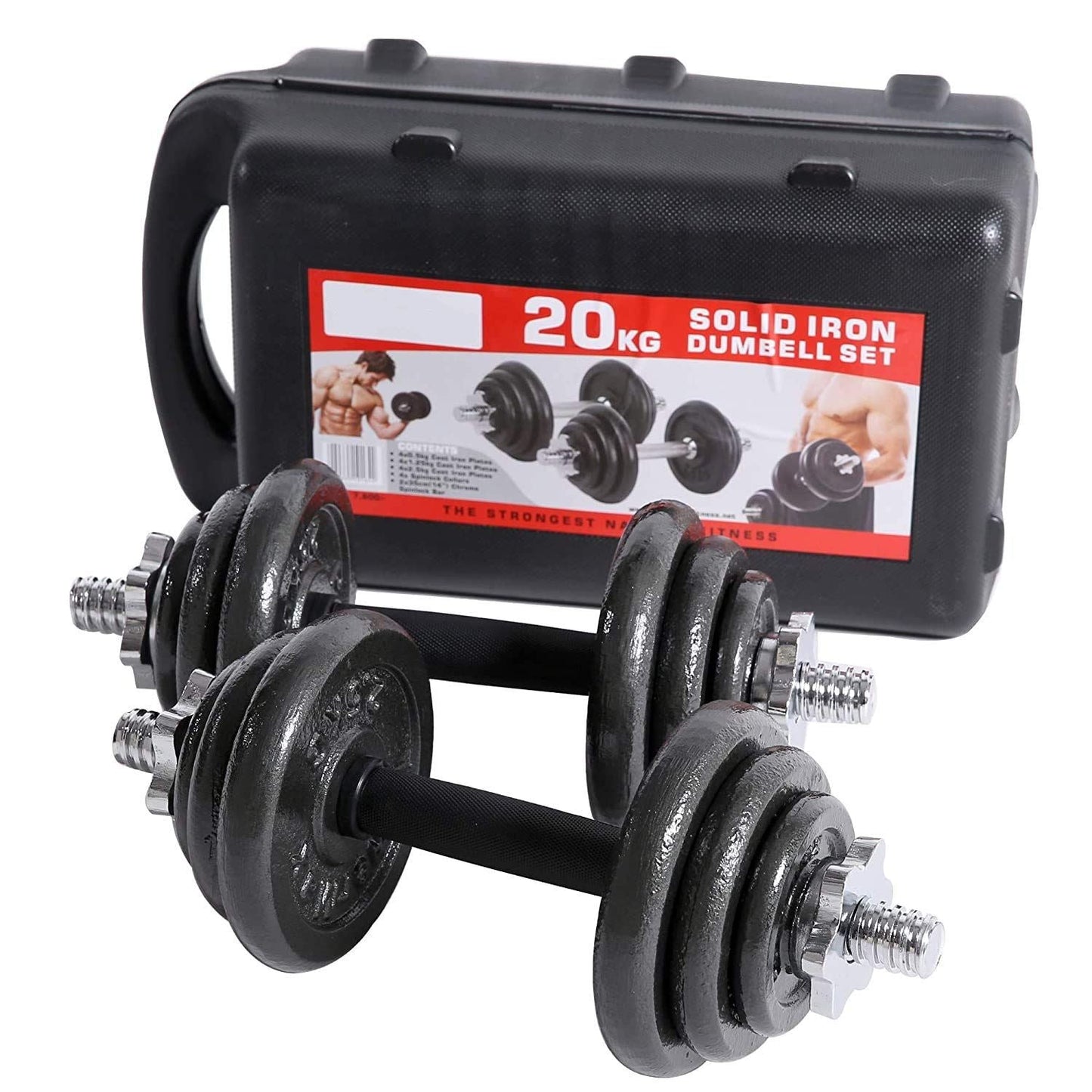 💪 Premium Equipment for Real Results – 21KG Dumbbell Kit 